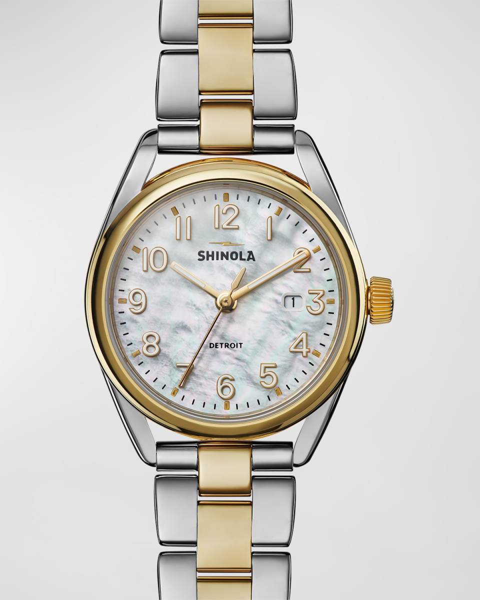 Derby Two-Tone Bracelet Watch, 38mm